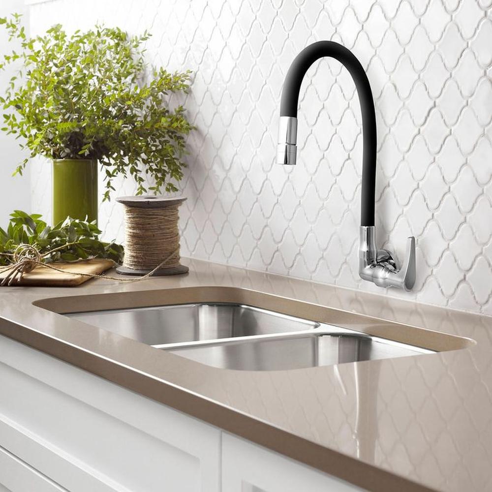 Llave de lavadero con pico flexible portofino vainsa
