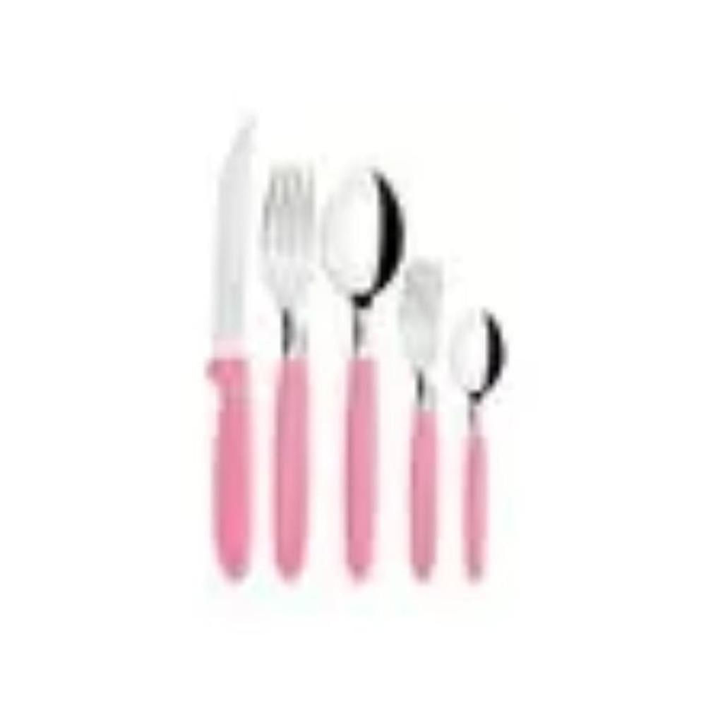 Jgo De Cubiertos X30 Pzas Ipanema Rosado