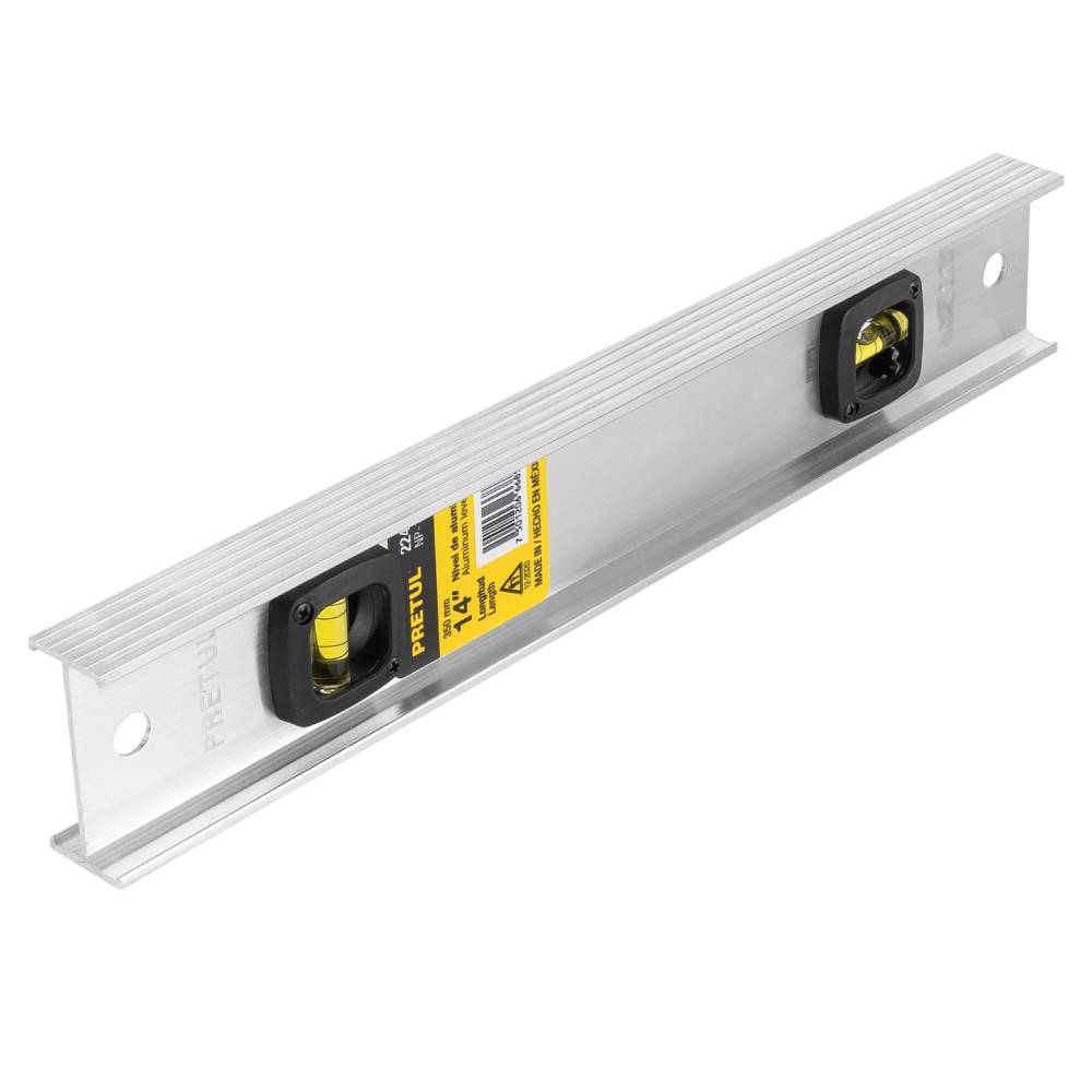 Nivel de Aluminio 14"" Pretul 22456
