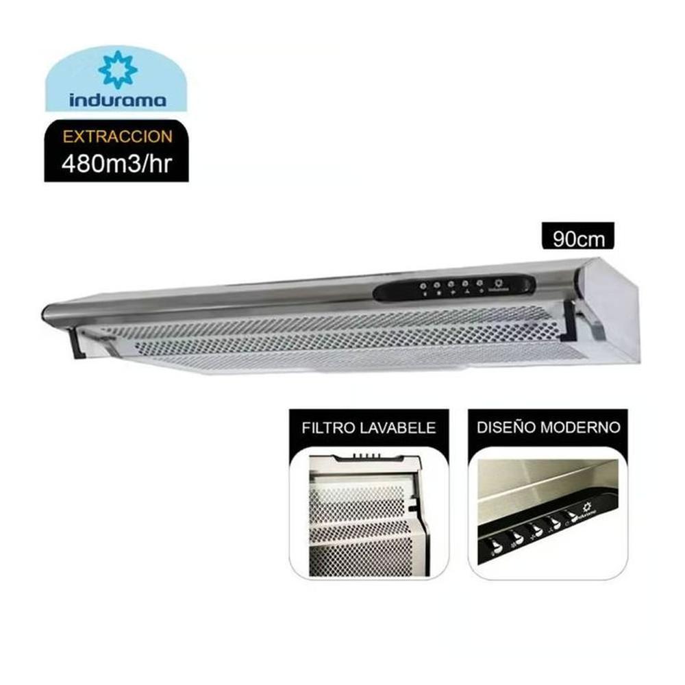 Campana Extractora Indurama 90cm CEI-902CRP - Inox