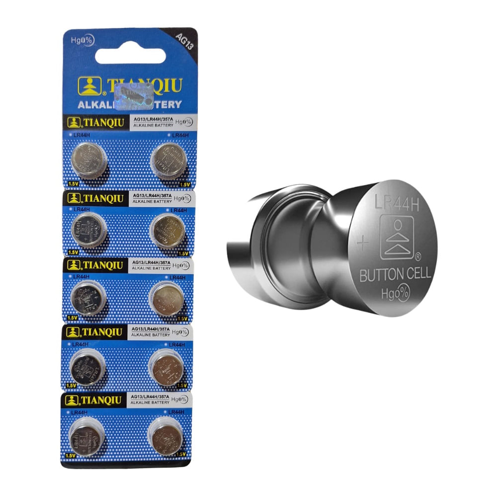 Blíster Pila Tianqiu De Botón 1.5v Ag13/LR44H - Reloj, Juguetes, Etc