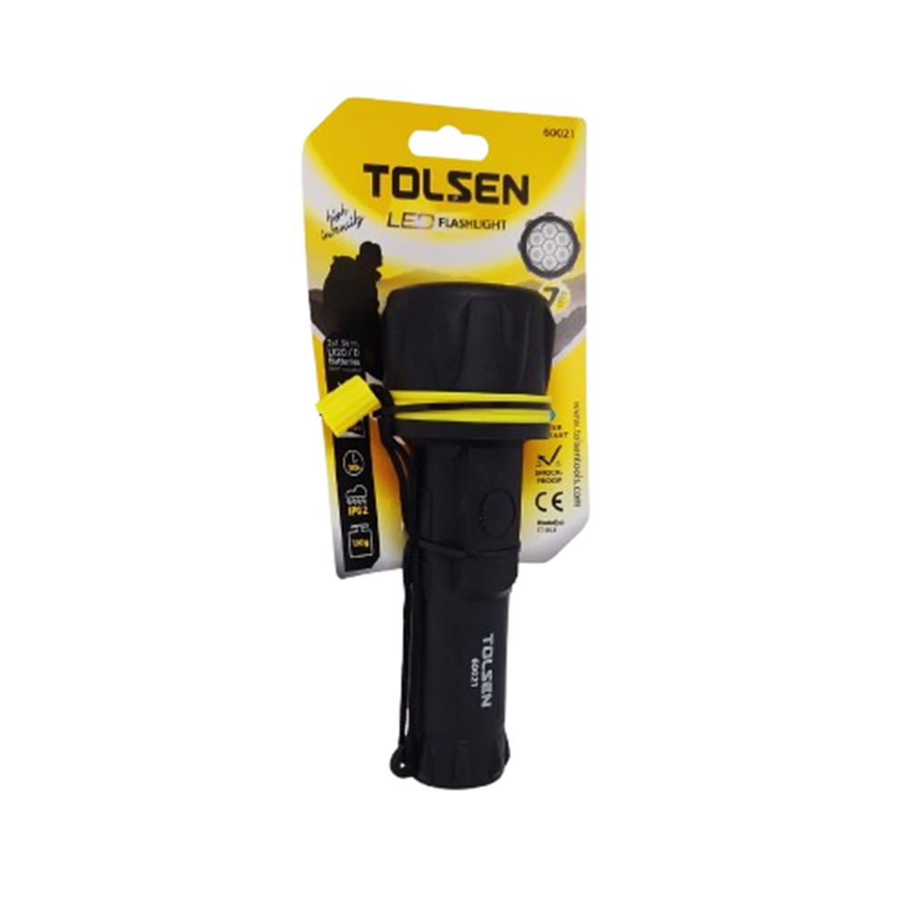 Linterna Led 7 Led/30 Lm 2D Tolsen - 60021