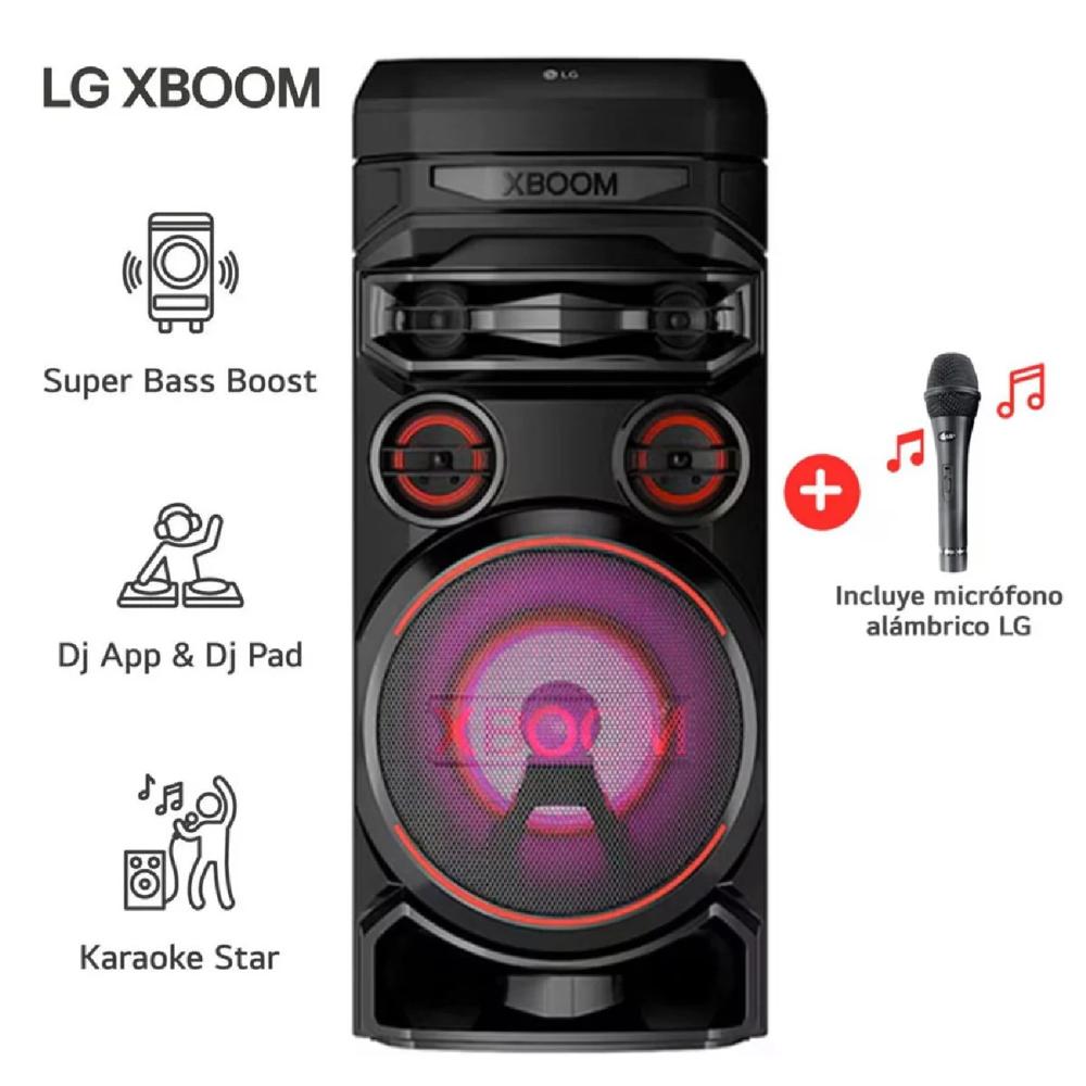 Torre de Sonido LG XBOOM con Bluetooth y Karaoke RNC7