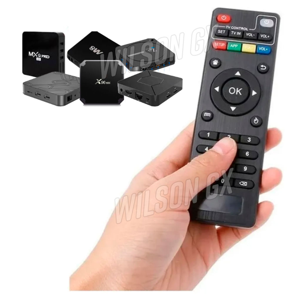 Control remoto universal compatible con TV Box Convertidor UHD