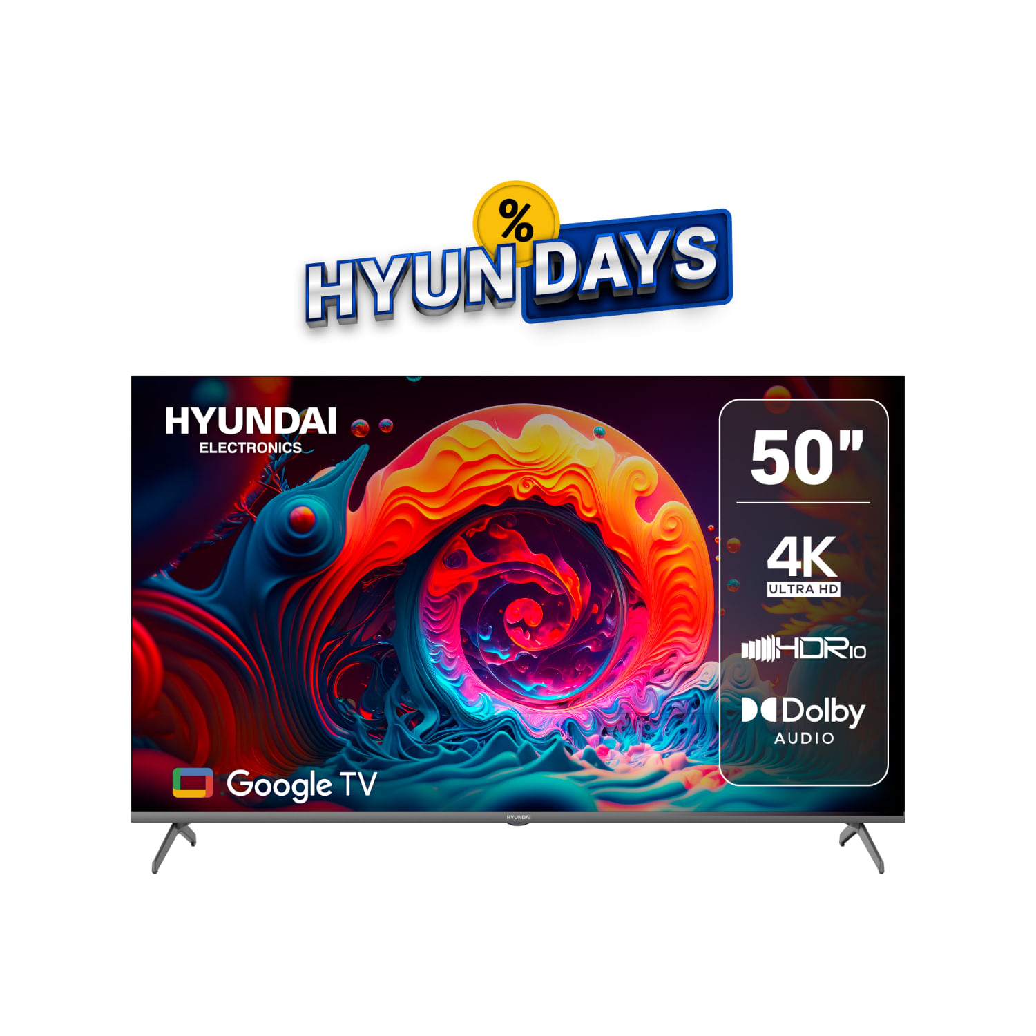 Televisor Hyundai 50"" HYLED5024G LED 4K UHD