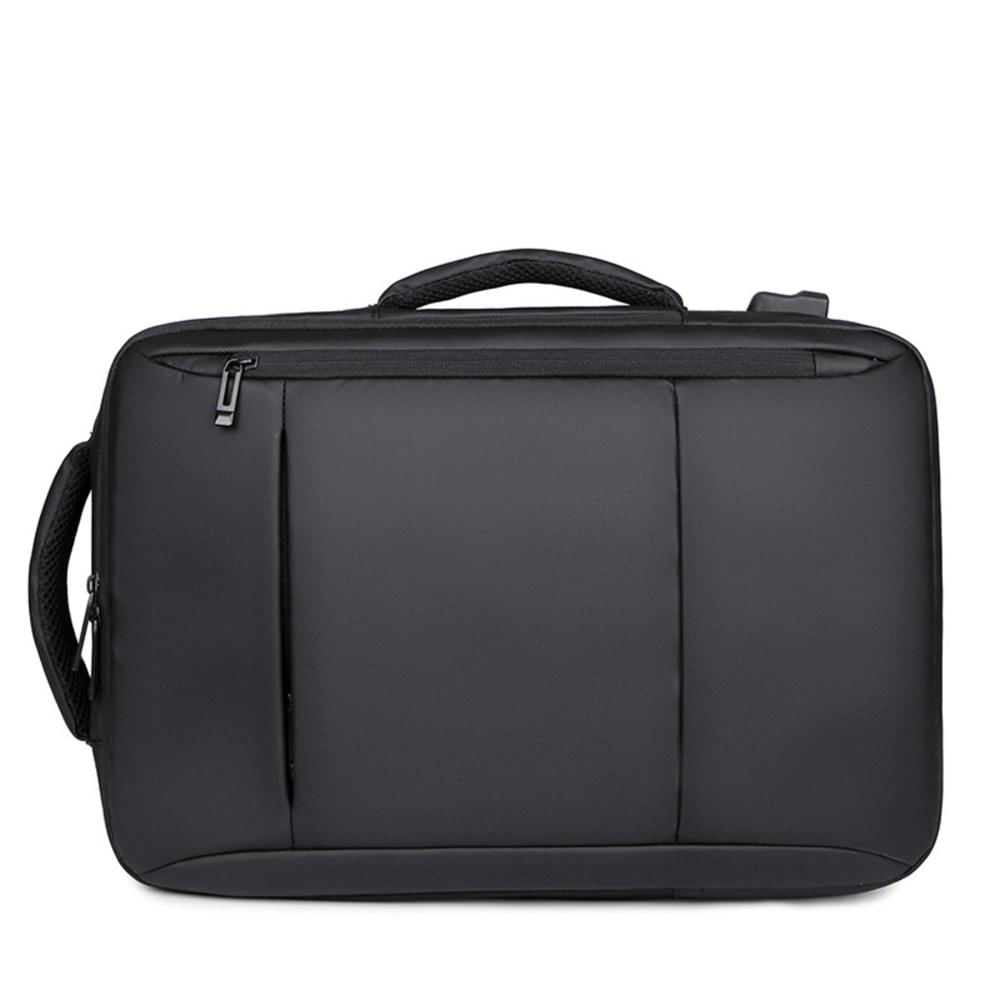 Mochila Para Trabajo Viaje Negocios Morral Impermeable Con USB Portatil Oficina Lapto - Negro