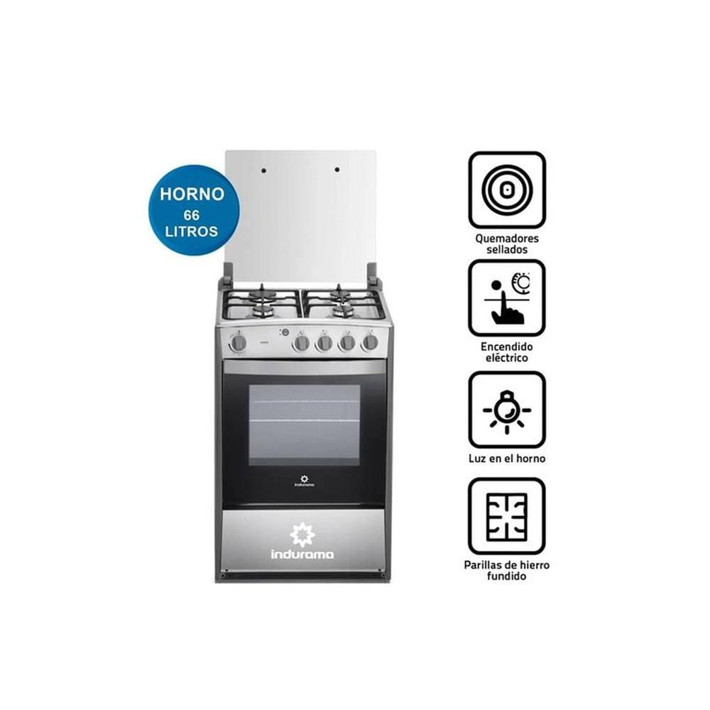 Cocina Indurama a Gas Viena QZ 4 Hornillas Cocina Indurama a Gas Viena QZ 4 Hornillas