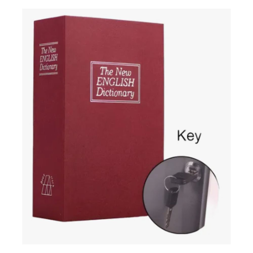 Caja Fuerte Seguridad Libro Oculto Con Llaves Generico