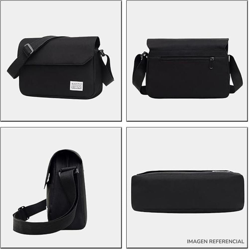 Bolso morral bandolera de hombro Negro
