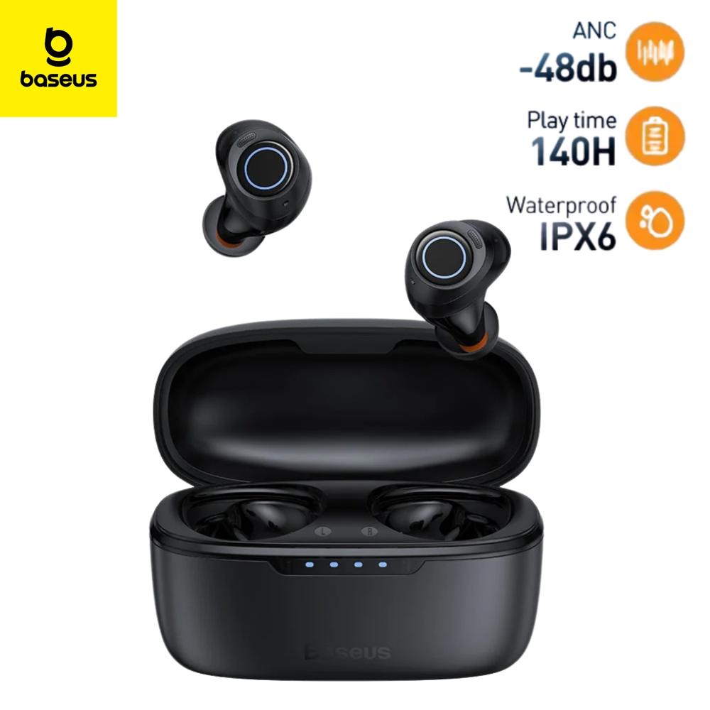Audífonoss Bluetooth Baseus Bowie MA10 ANC Negro 140 HR