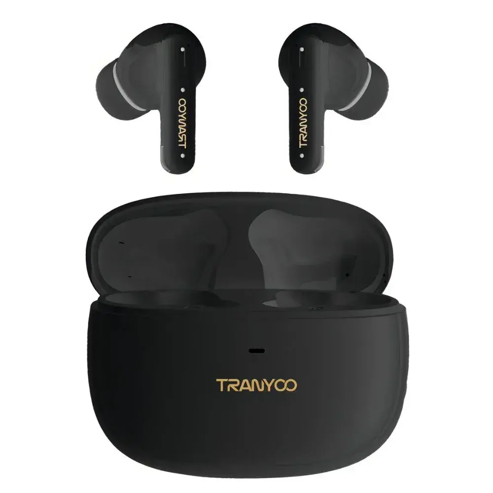 Audífonos Bluetooth con ANC y ENC Cancelación de Ruido TRANYOO T-M12 N