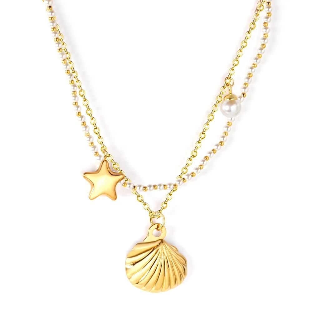 Collar Doble Ocean Perla Waterproof| Oechsle.pe - Oechsle