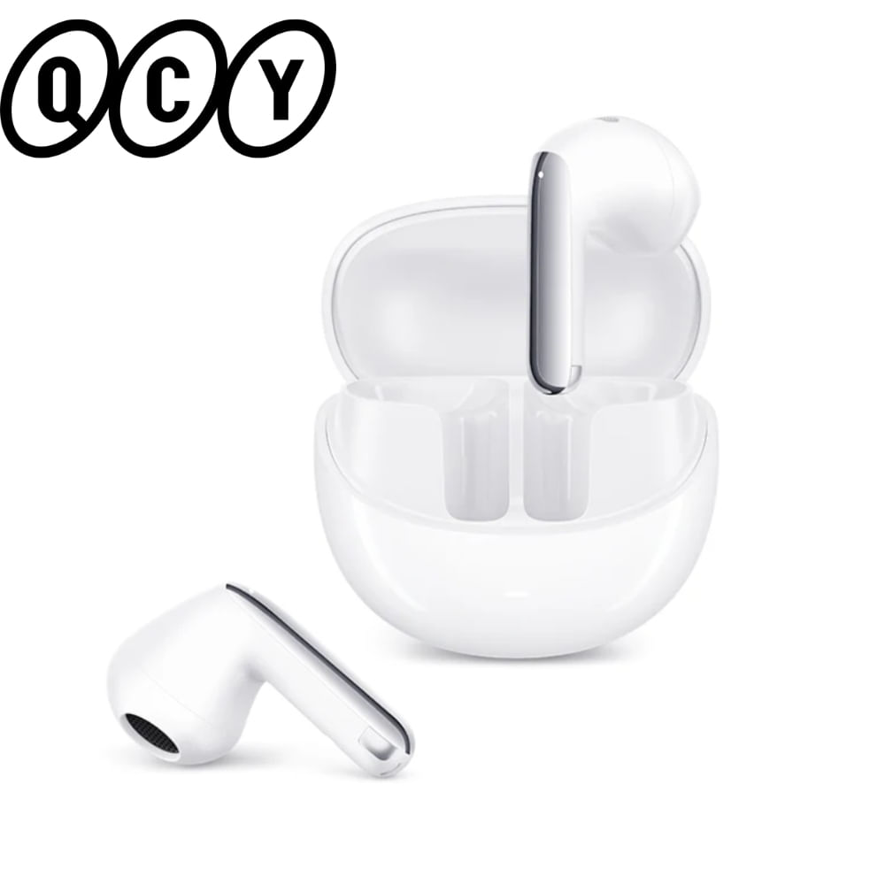 Audífono QCY Ailybuds Pro ANC Blanco 30h Hi-Res Bluetooth ENC