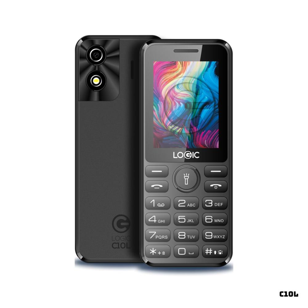 CELULAR BASICO LOGIC C10L 4G DUAL SIM NEGRO