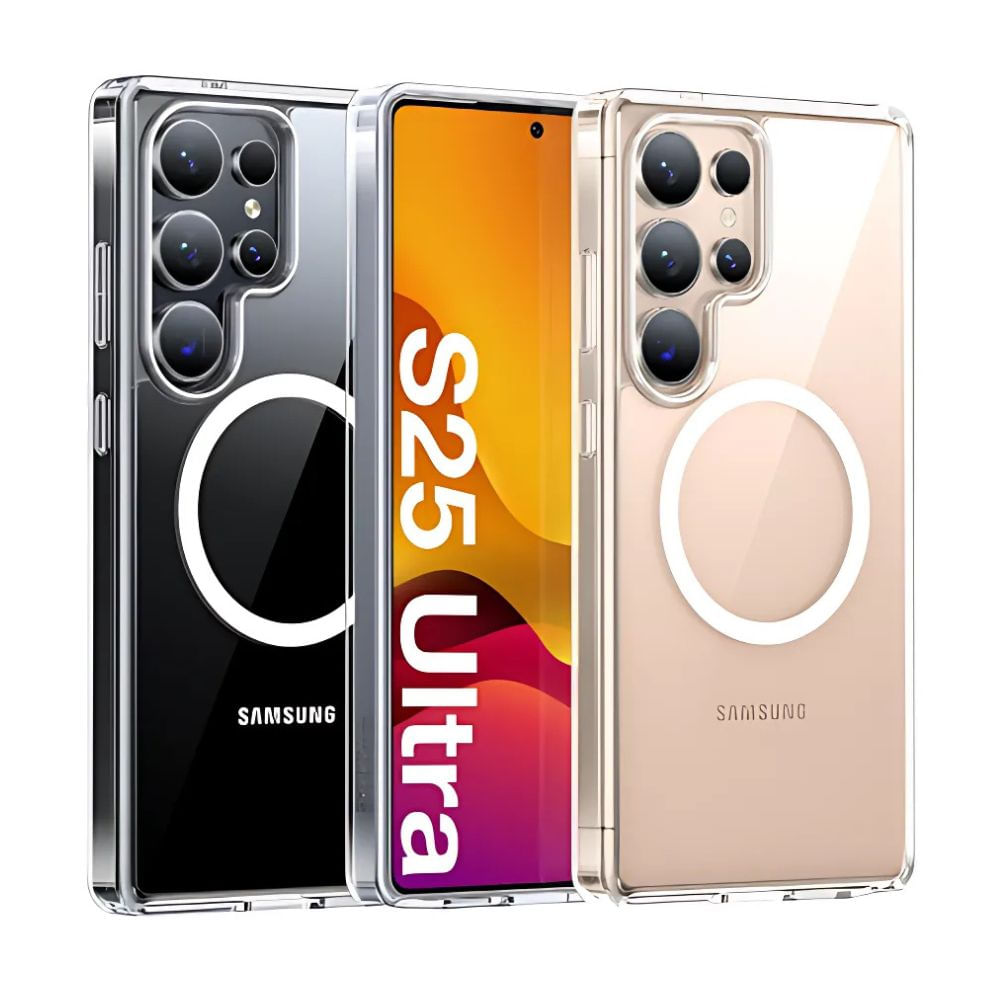 Case Magsafe Clear Antigolpes para Samsung S25 Ultra Case Magsafe Clear Antigolpes para Samsung S25 Ultra
