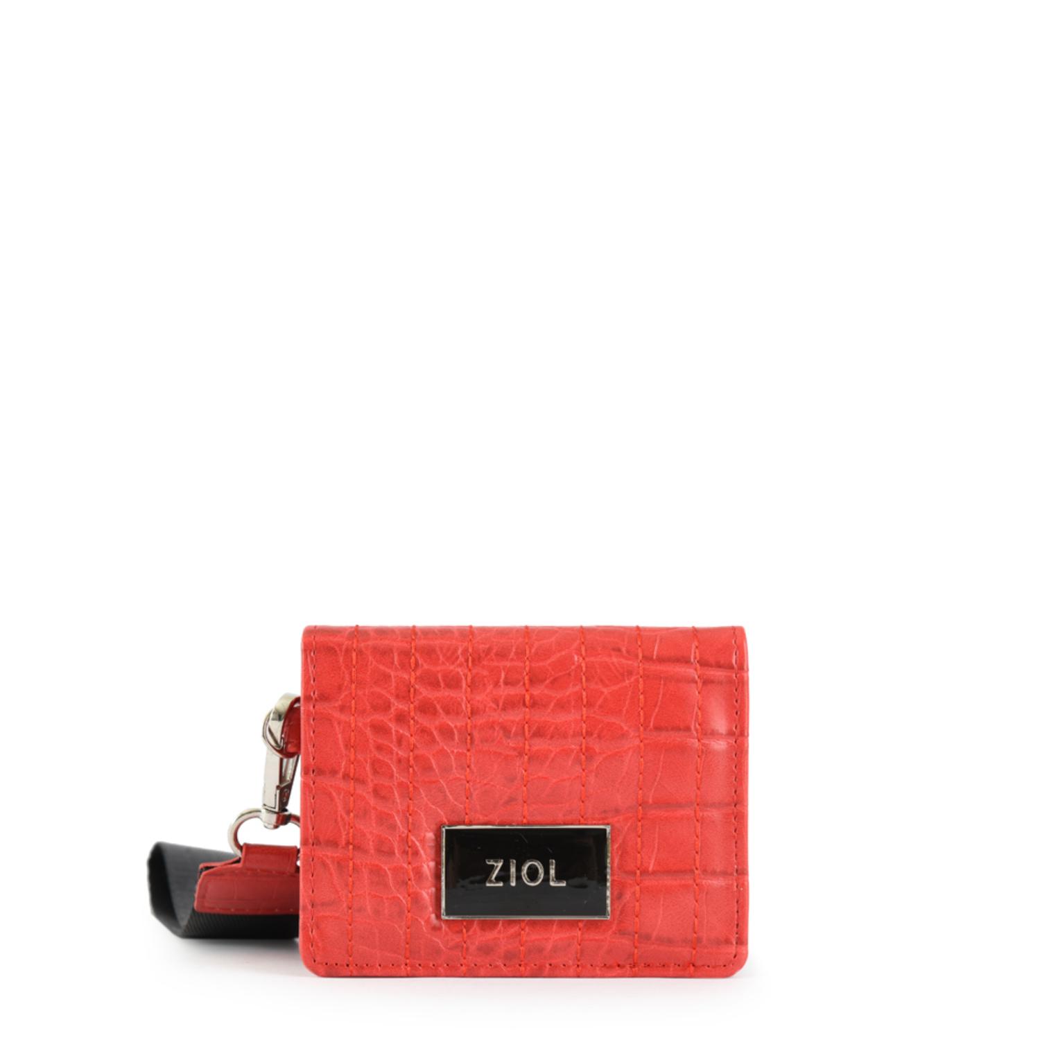 Tarjetero Ziol Odzun Rojo