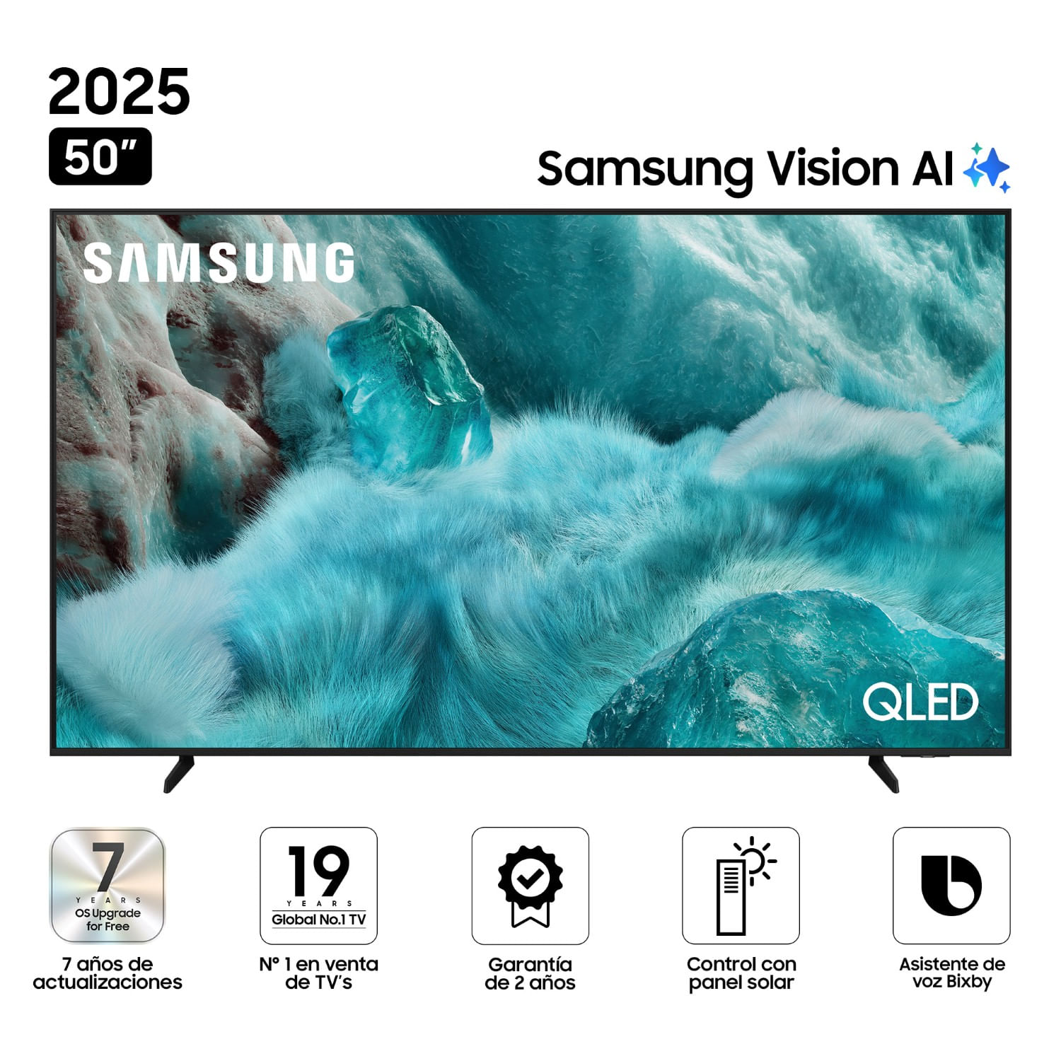 Televisor Samsung 50"" QN50Q7FAAGXPE QLED Tizen 8.0