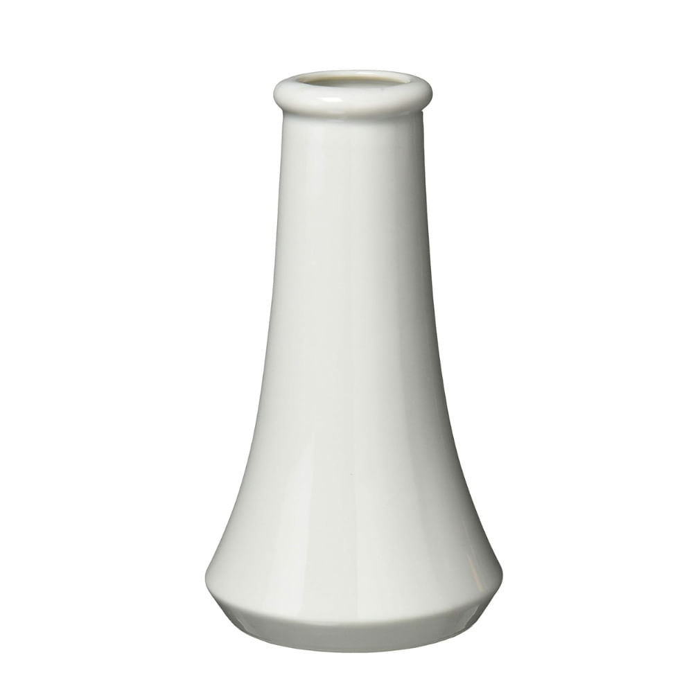 Florero de Cerámica Blanco Decorativo