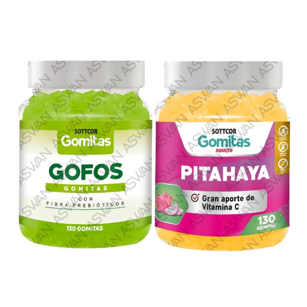 Pack Adulto Gofos & Pitahaya 130 Gomitas - Sottcor
