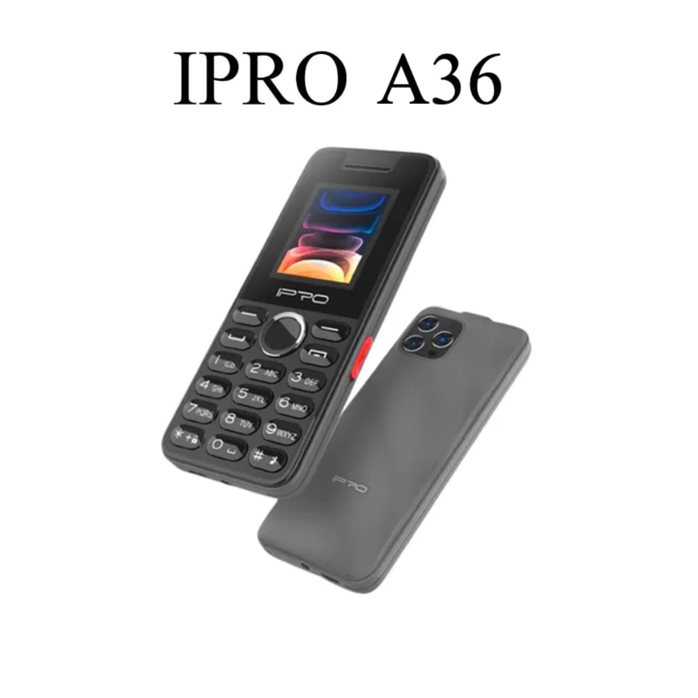Celular Ipro A36 2G Beteria 2500mAh,Radio FM Inalambrico