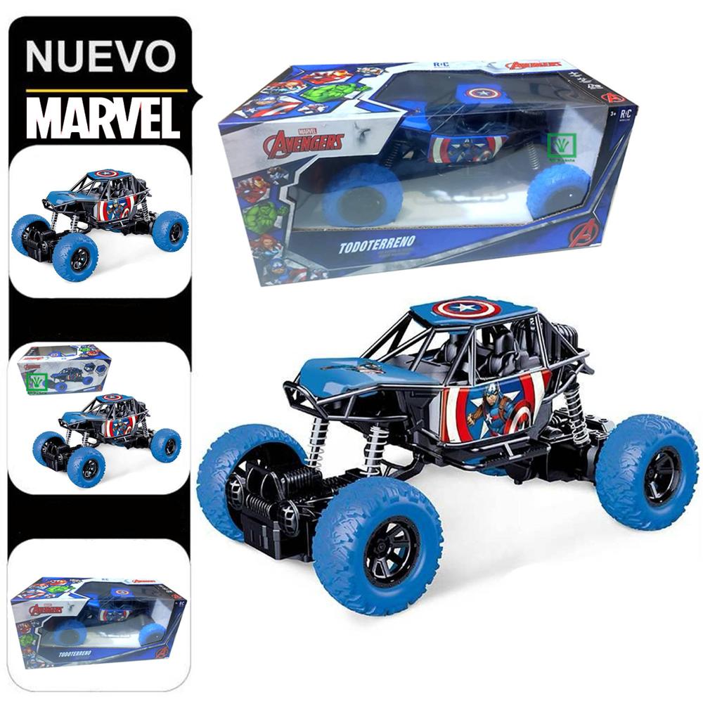 Carro Todo Terreno Capitán América Con Control