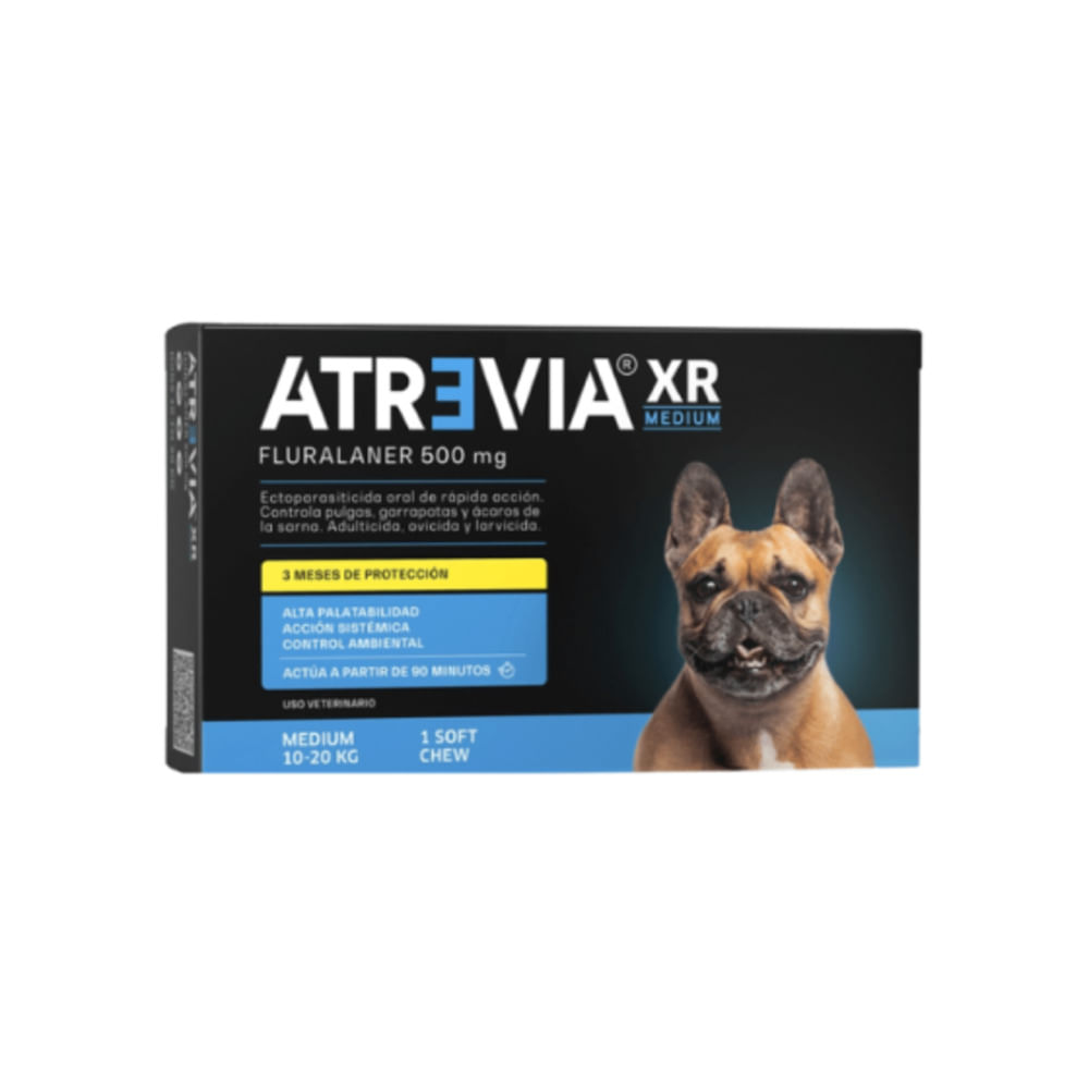 Antipulgas para perros Atrevia Xr Medium (10-20kg) x 1 tab