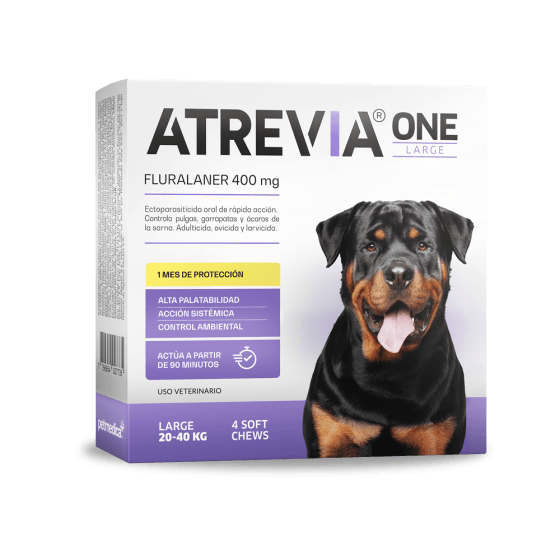 Antipulgas para perros Atrevia One Large (20-40kg) x 4 tab