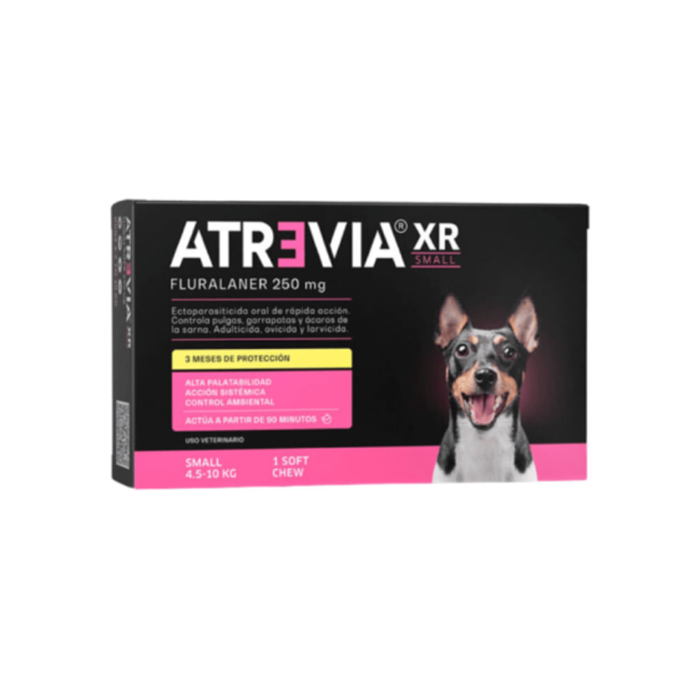 Antipulgas para perros Atrevia Xr Small (4.5-10kg) x 1 tab