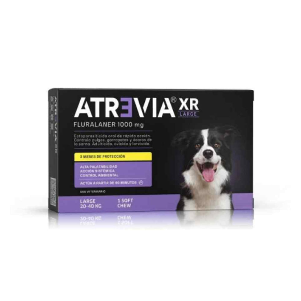 Antipulgas para perros Atrevia Xr Large (20-40kg) x 1 tab