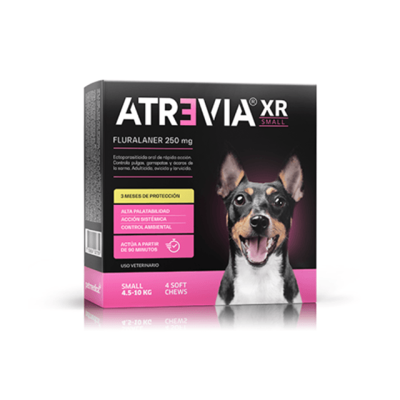 Antipulgas para perros Atrevia Xr Small (4.5-10kg) x 4 tab