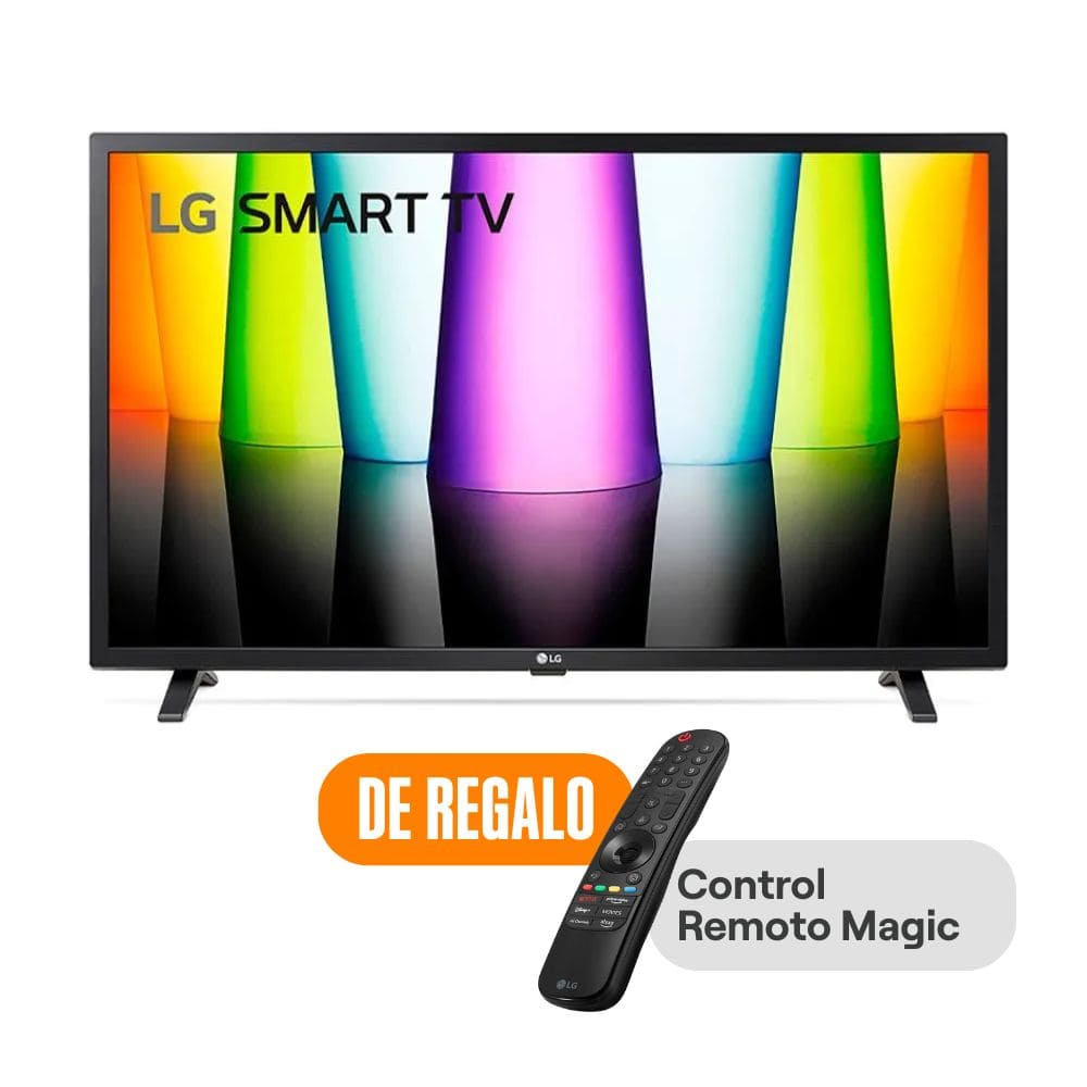 Televisor LG 32"" HD Smart TV webOS22 HDR 32LQ600BPSA + Control Remoto Magic