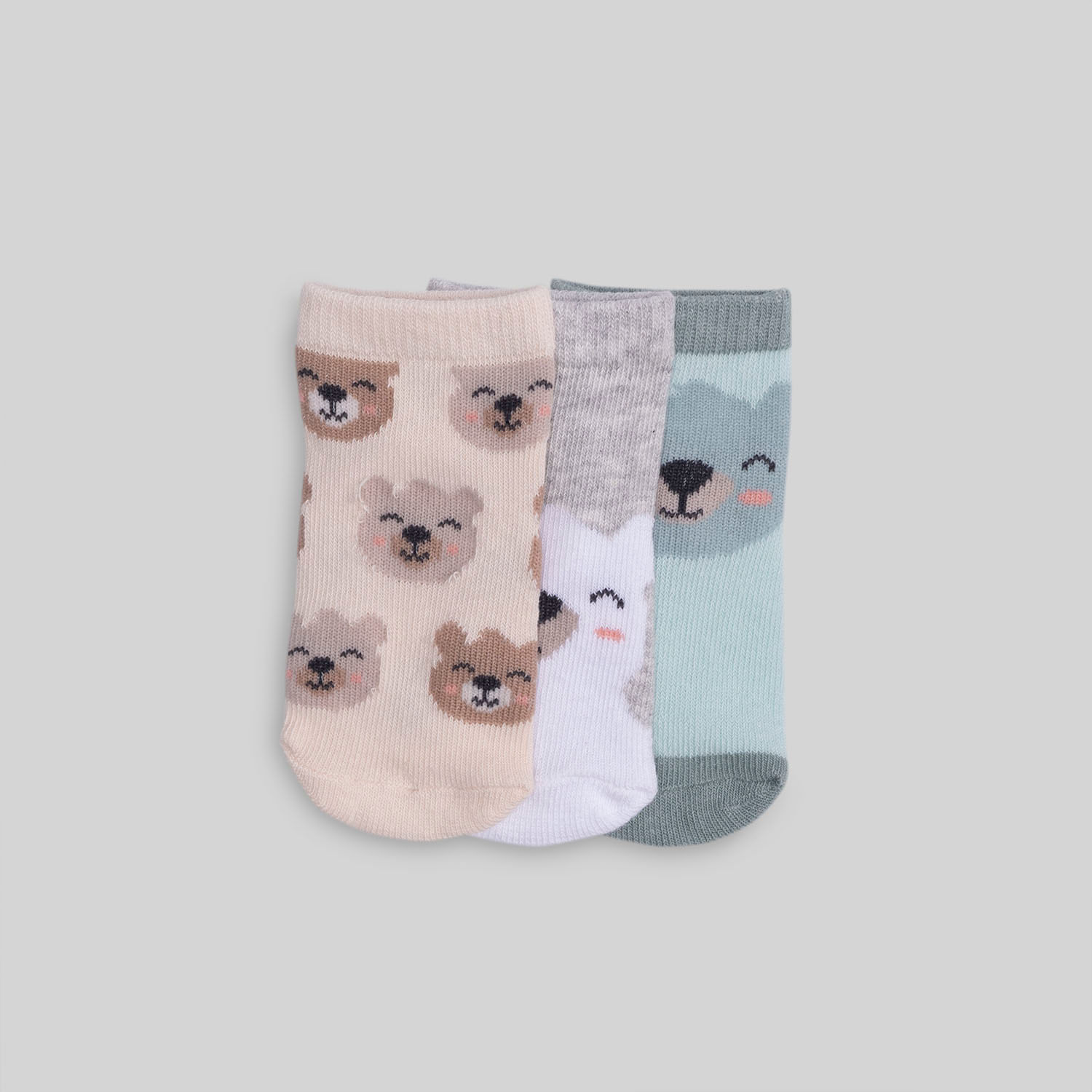 Medias Para Bebe Niño Pack X3 Baby Circus Animals Tt