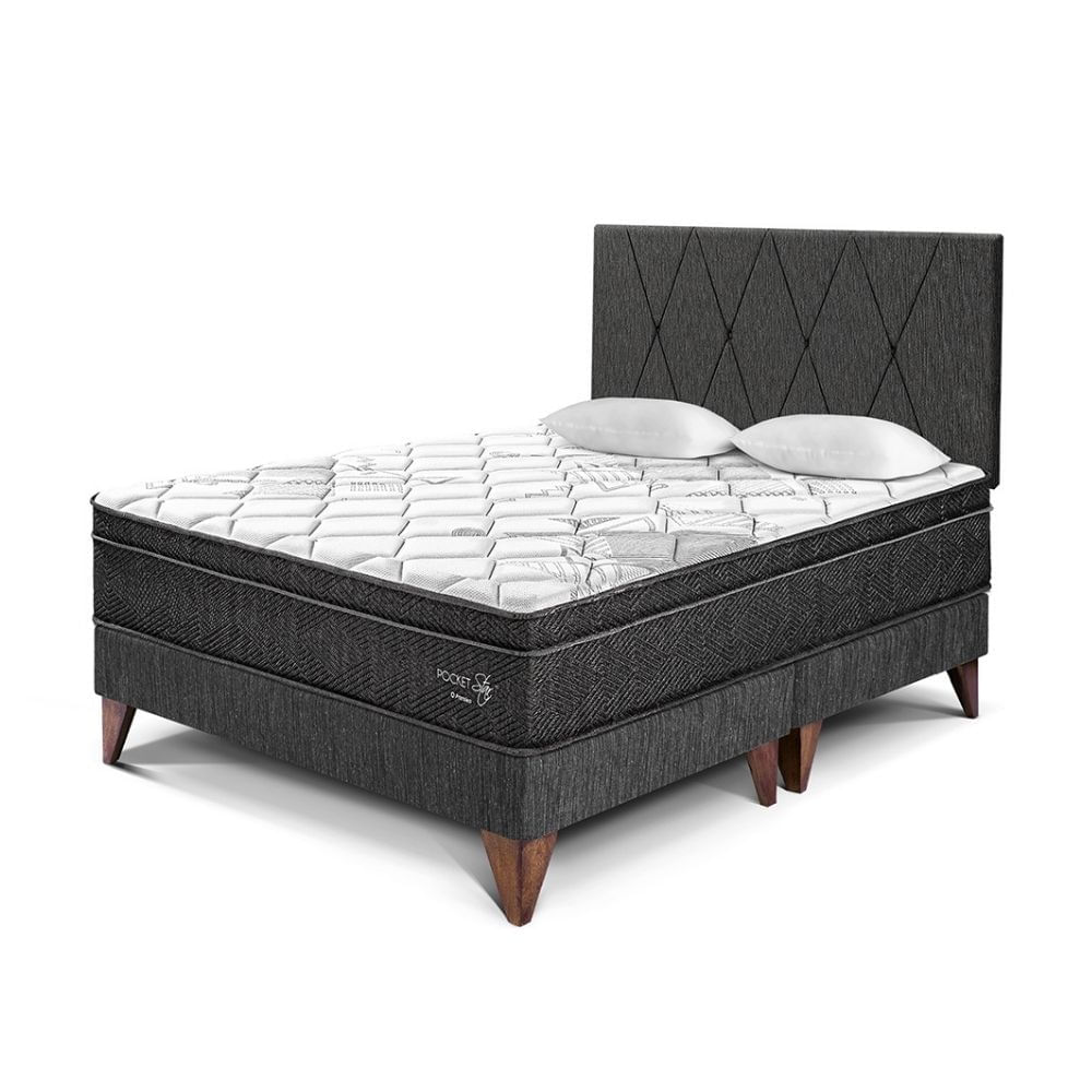 Dormitorio Europeo Paraíso Pocket Star con Loft Queen Charcoal