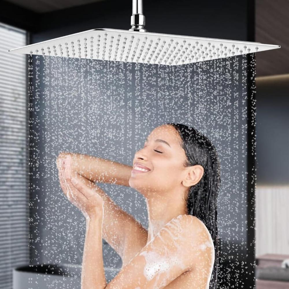 Cabeza Ducha Española 16 Cuadrada de 40x40cm Acero Inoxidable Premium Cabeza Ducha Española 16 Cuadrada de 40x40cm Acero Inoxidable Premium