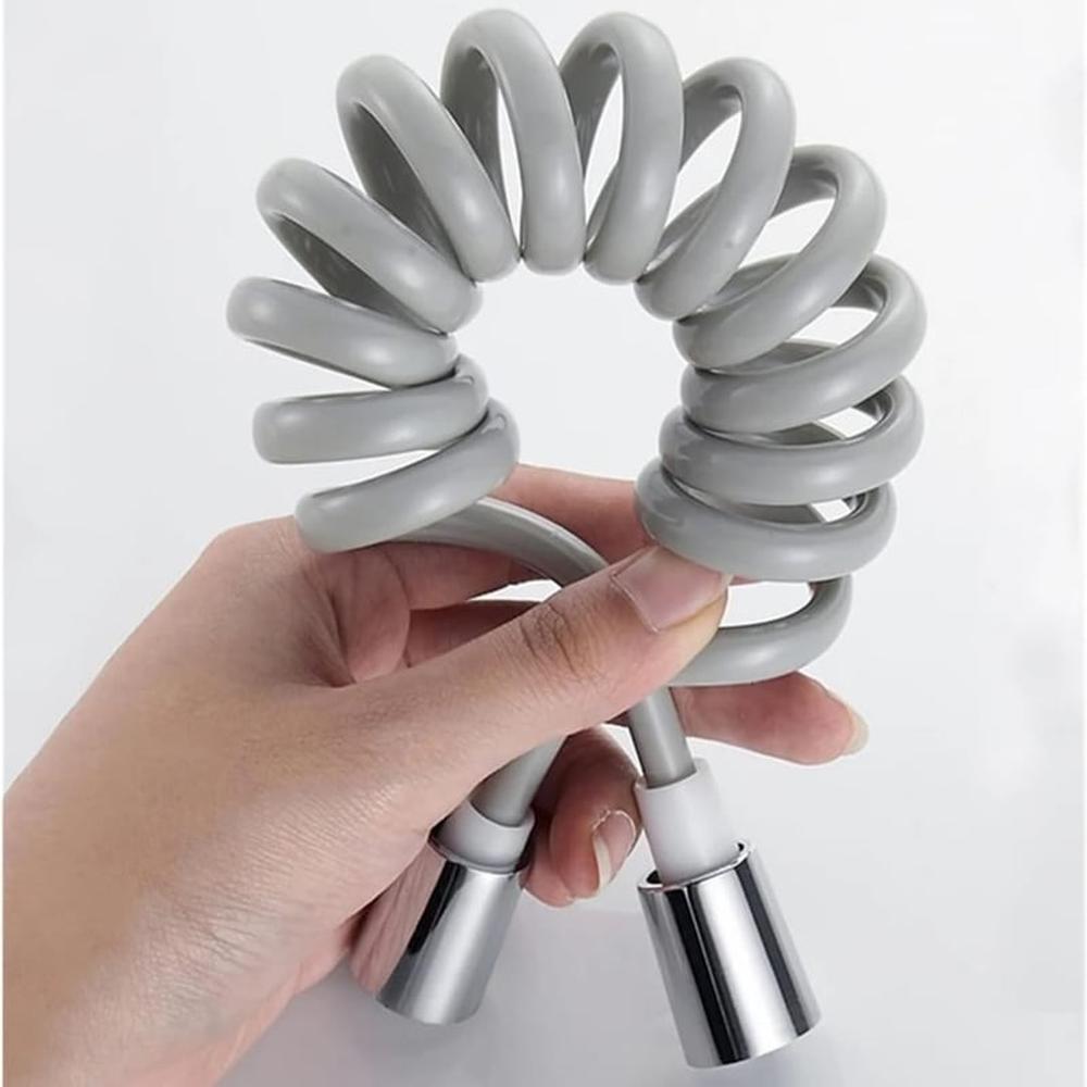 Manguera recambio de ducha bidé extensible color plomo mate Manguera recambio de ducha bidé extensible color plomo mate