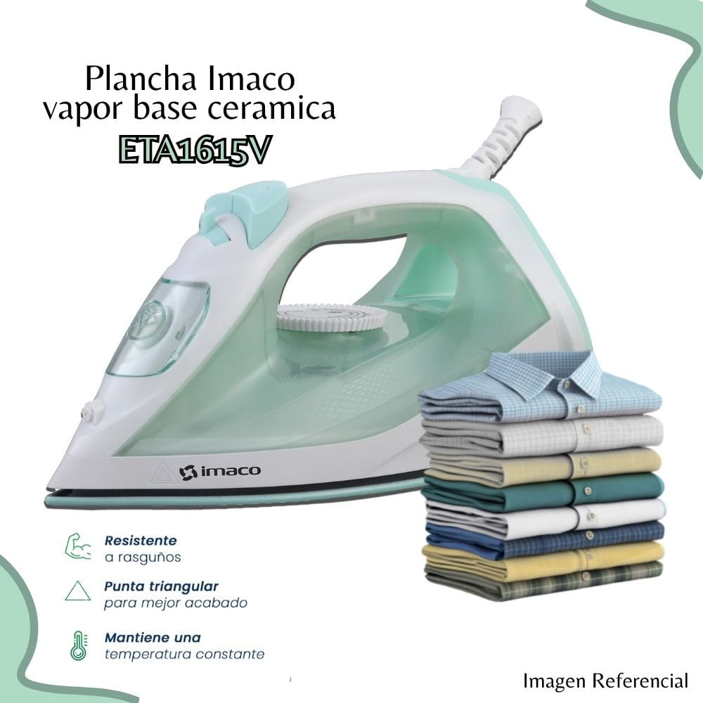 Plancha a Vapor Imaco de 1600W - ETA1615V Plancha a Vapor Imaco de 1600W - ETA1615V