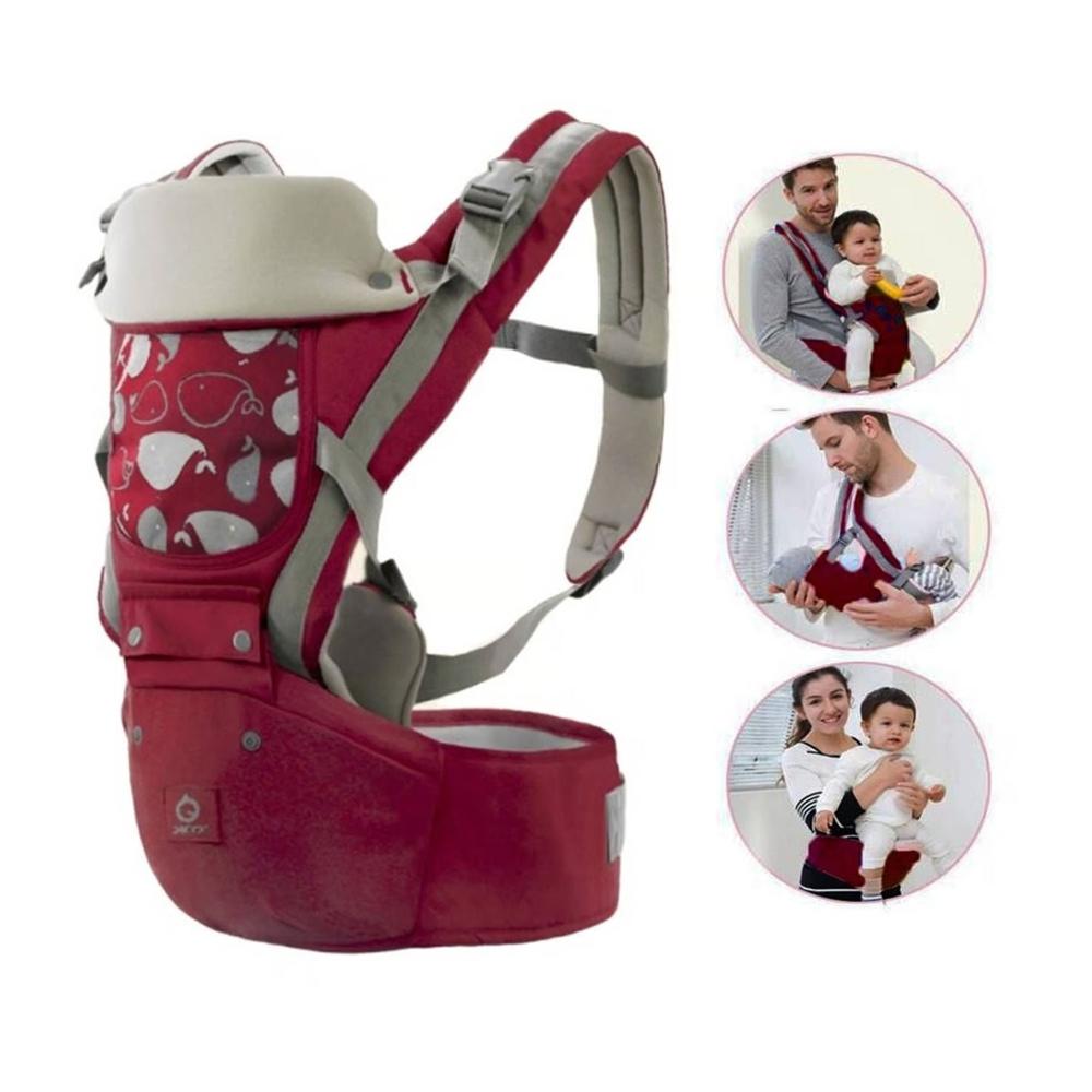 Canguro Para Bebé Ergonómico Ballena 3 en 1 Rojo Canguro Para Bebé Ergonómico Ballena 3 en 1 Rojo