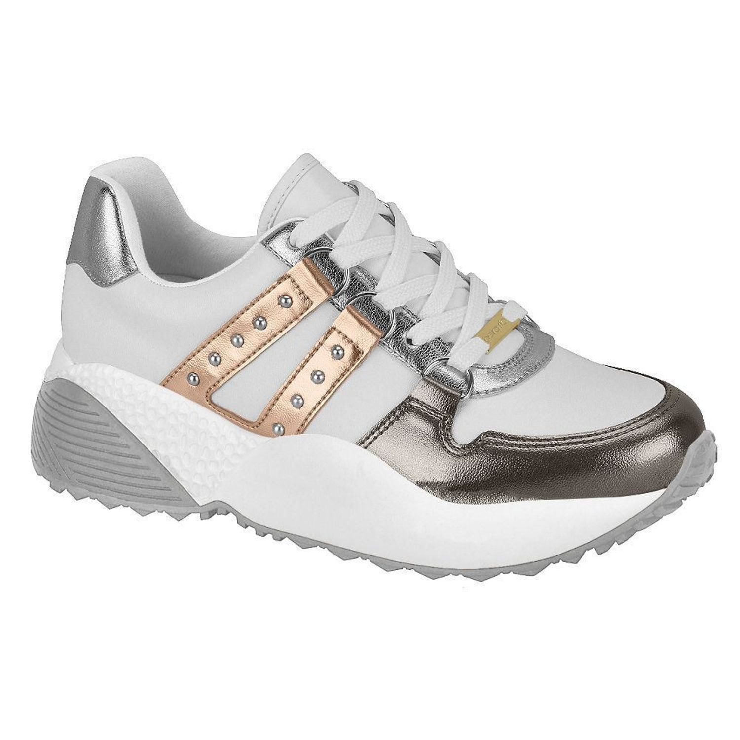 Zapatillas Urbanas Beira Río Mujer 4240.202 Bla /Graf/Oro Rosa/Plata |  Oechsle - Oechsle