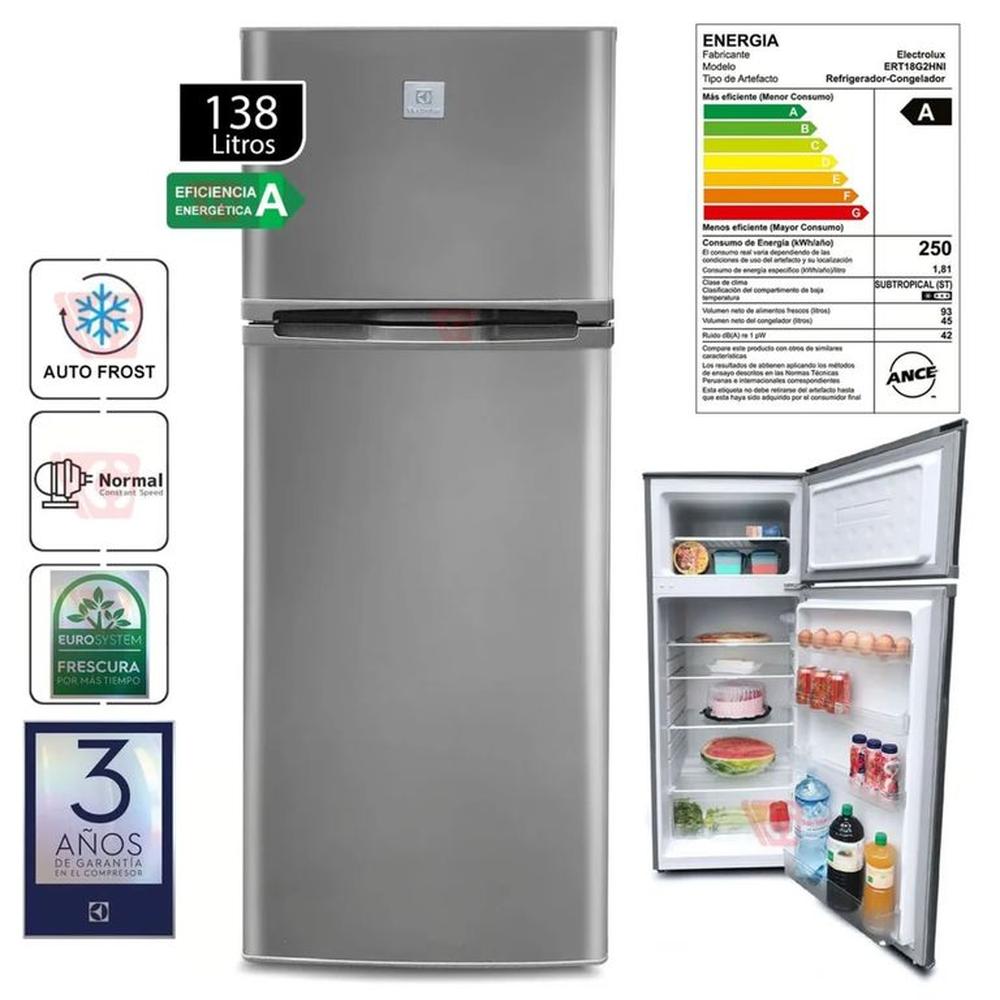 REFRIGERADORA ELECTROLUX ERT18G2HNI 138 LT