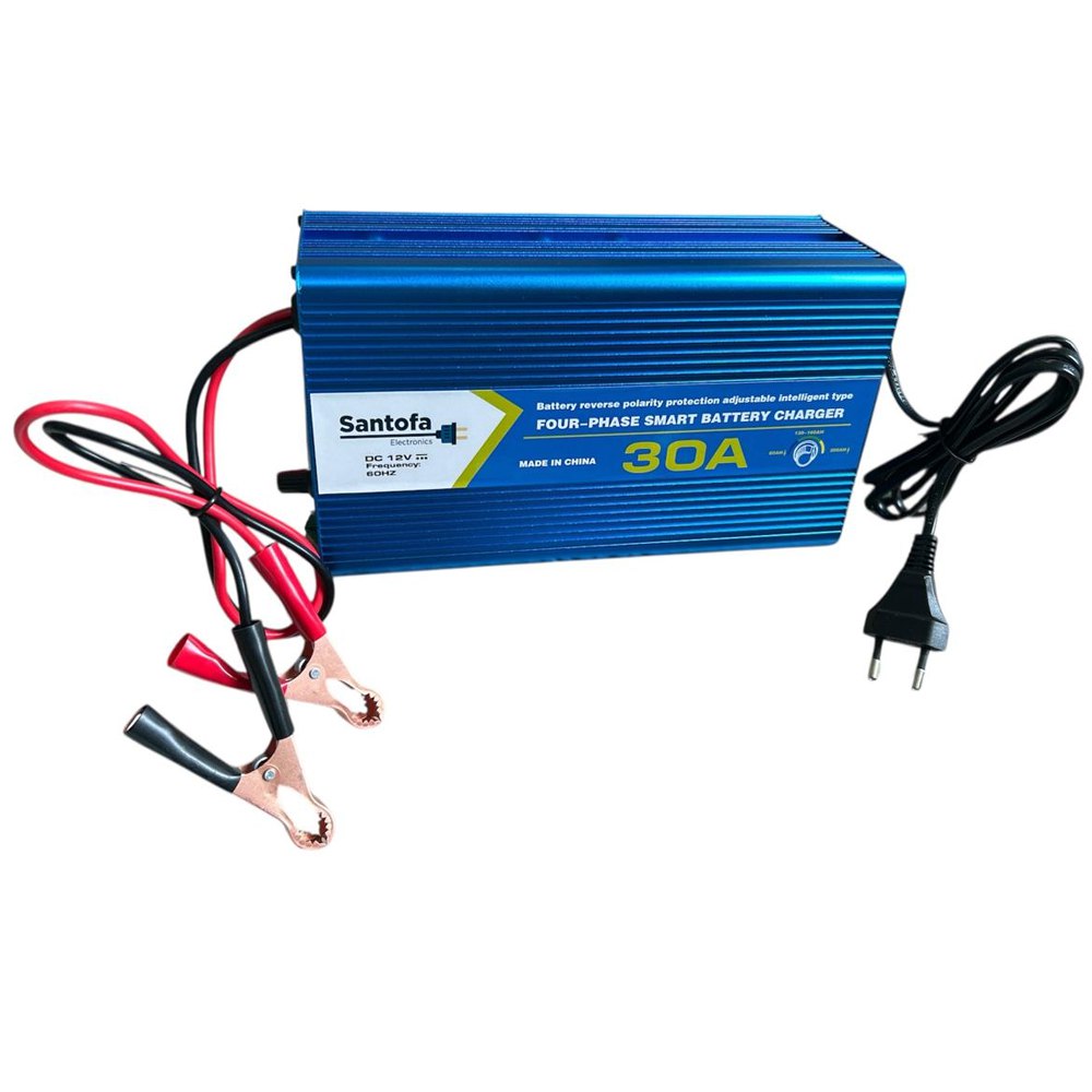 Cargador de Baterías Santofa Dx-bc1230 30 Amperios Azul