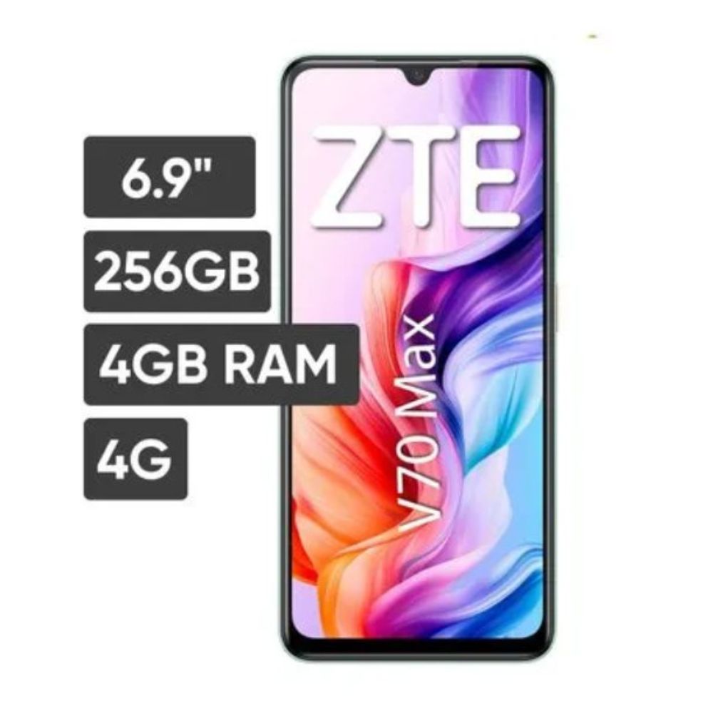 Celular ZTE Blade V70 Max 4GB RAM 256GB 50MP+2MP GRIS
