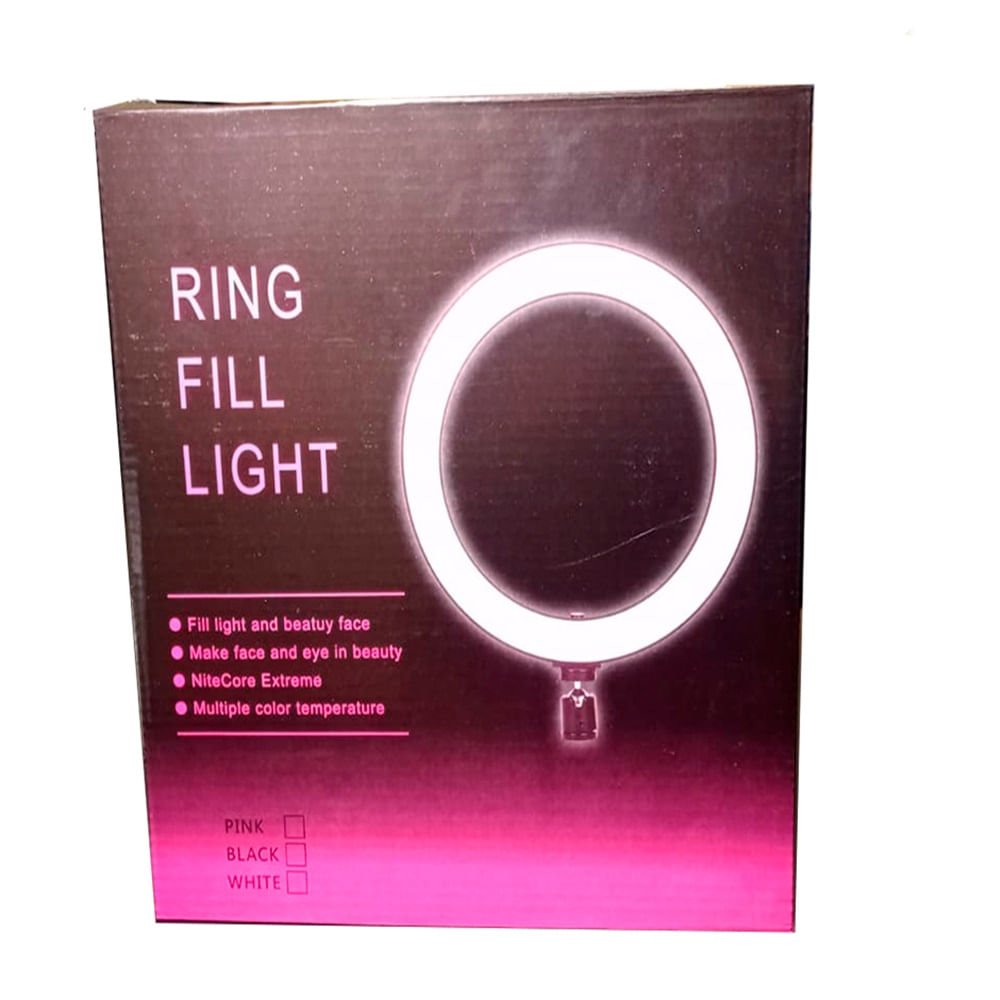 Aro De Luz Led 26cm C/ Soporte Para Celular - Foto Selfie Aro De Luz Led 26cm C/ Soporte Para Celular - Foto Selfie