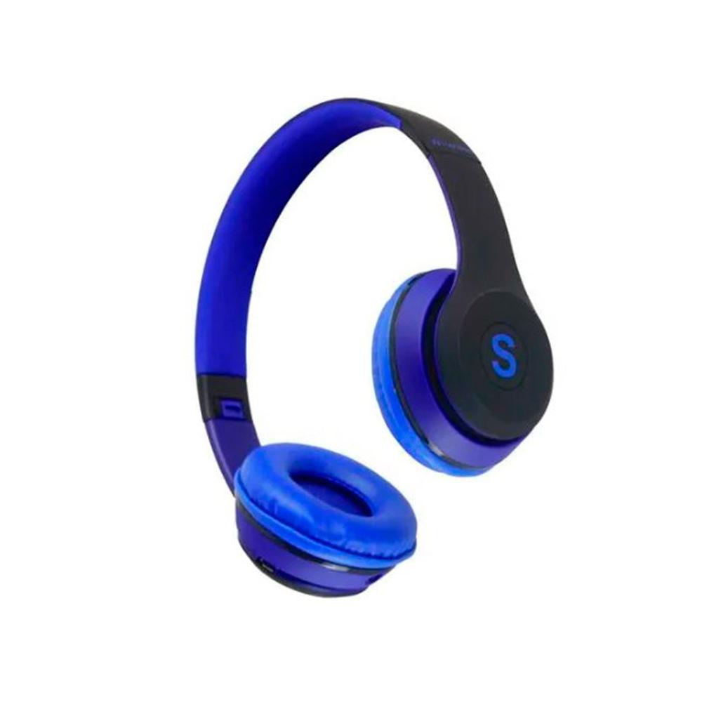 AUDIFONO IBLUE SCREAM S019, BLUETOOTH/FM/MICRO SD, NEGRO- AZUL - P/N: S019-BB AUDIFONO IBLUE SCREAM S019, BLUETOOTH/FM/MICRO SD, NEGRO- AZUL - P/N: S019-BB