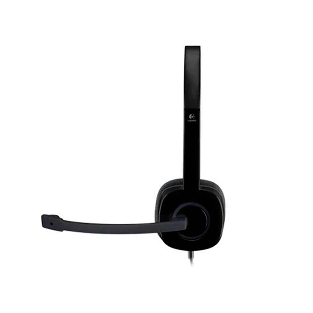 AUDIFONO C/MICROFONO LOGITECH H151 STEREO BLACK/GREEN - P/N: 981-000587