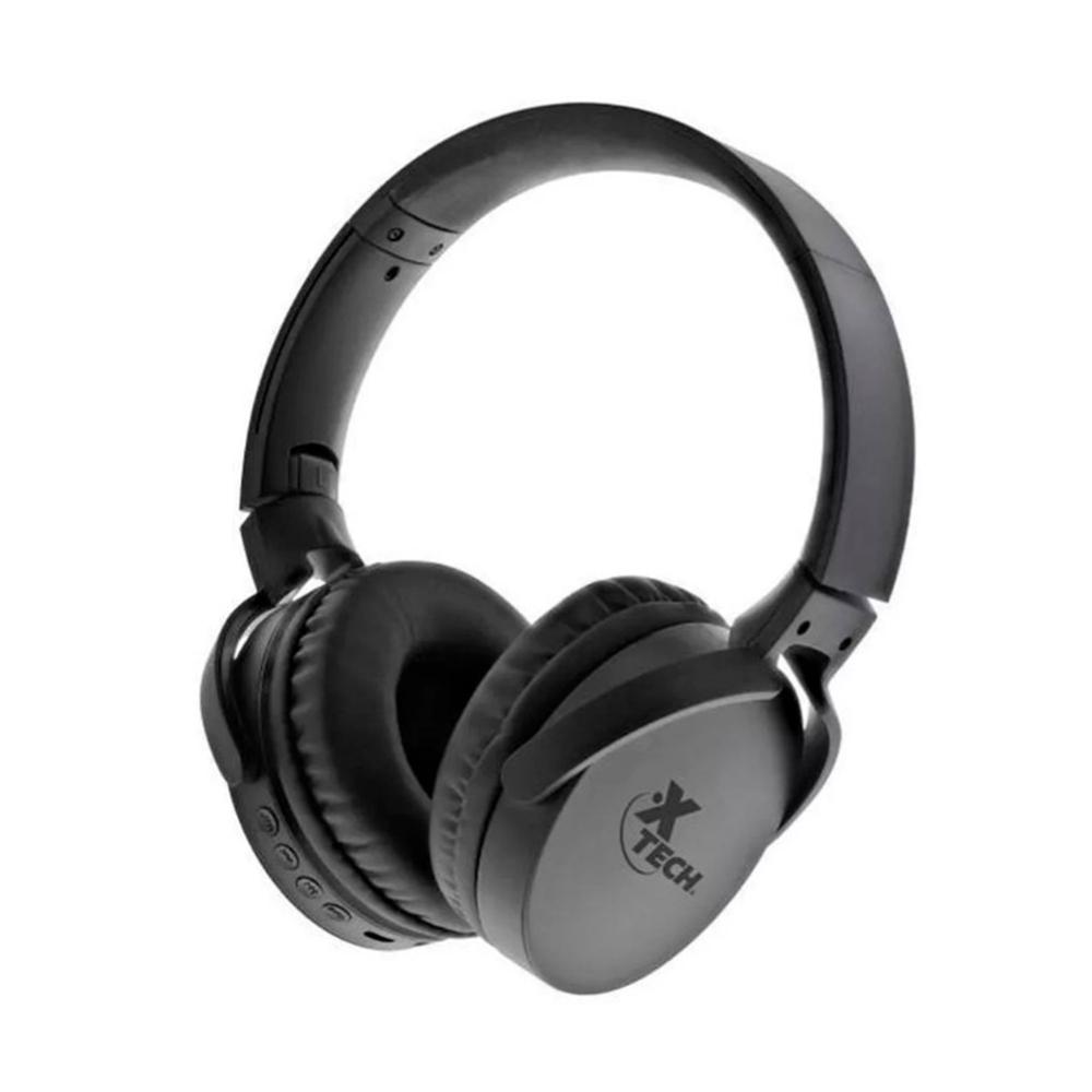 AUDIFONOS XTECH XTH-620 INALAMBRICOS 40MM COLOR NEGRO 100HZ-10KHZ 12 HORAS  PN: XTH-620