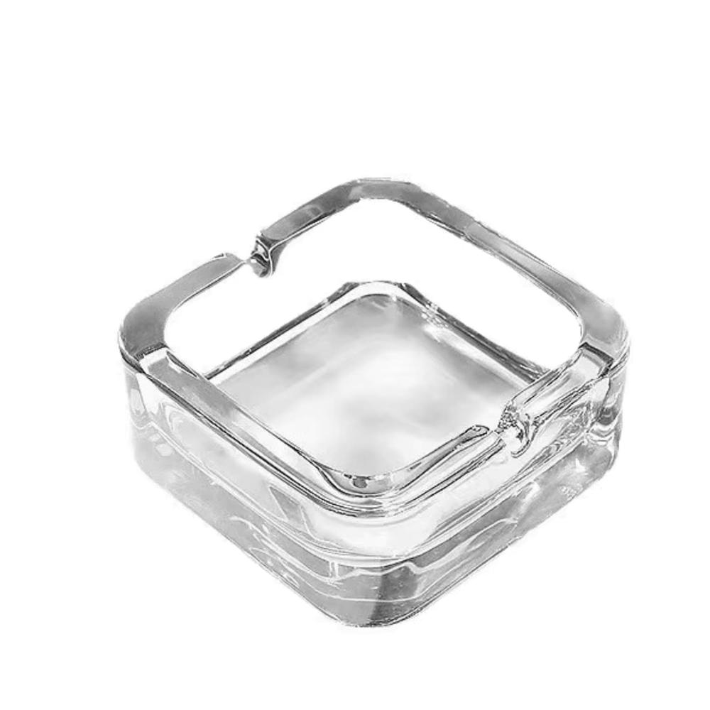 Cenicero de Vidrio Cristal Cuadrado Pack X3 Cenicero de Vidrio Cristal Cuadrado Pack X3