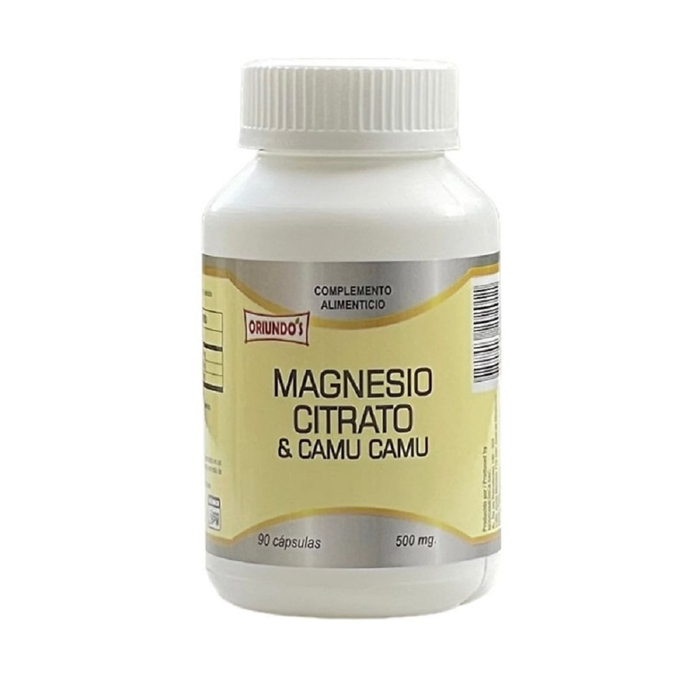 Citrato de magnesio - Oriundo's x Cápsula, 90 cápsulas