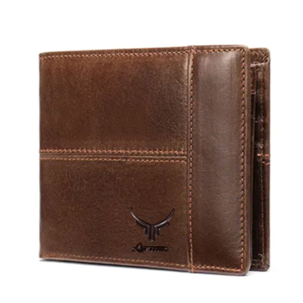 Billetera De Cuero Vacuno Classic 8064 Marrón