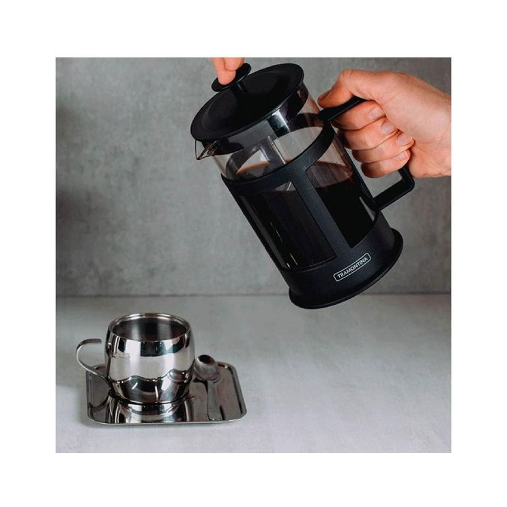 CAFETERA FRANCESA  TRAMONTINA 0.6L