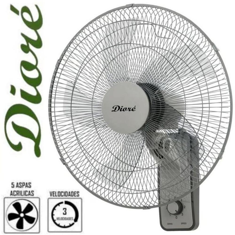 Ventilador de pared Dioré MWF-1605 3 velocidades 5 aspas 55 Watts